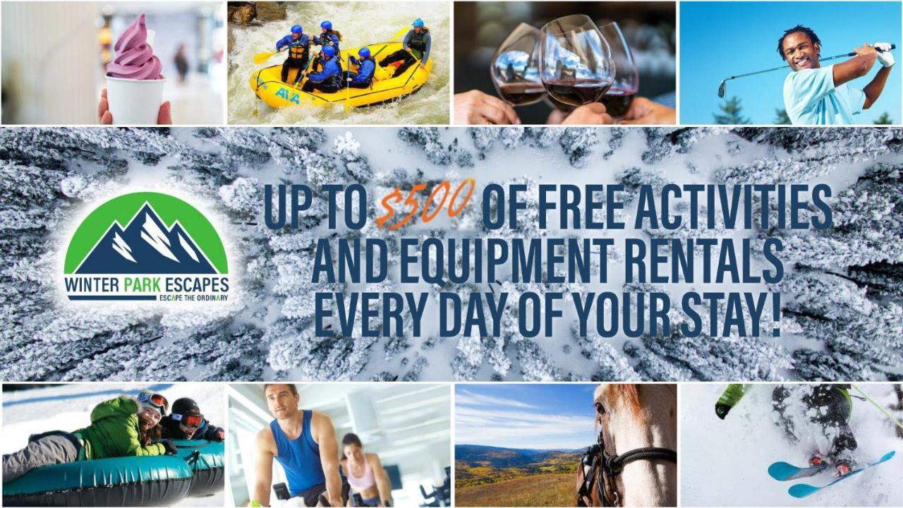 New Luxury Loft #206 With Huge Hot Tub & Great Views - 500 Dollars Of Free Activities & Equipment Rentals Daily Winter Park Eksteriør bilde